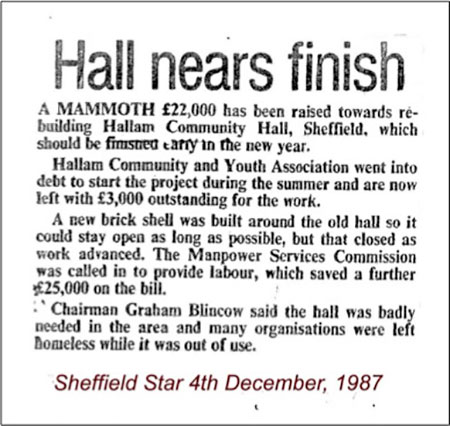 Hall nears finish